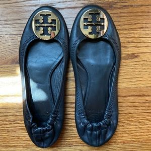 Tory Burch Minnie Leather Ballet Flat